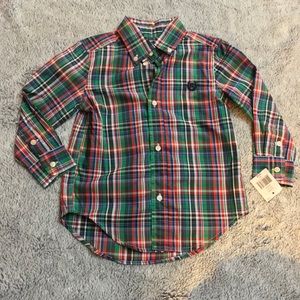 NWT, 3T Champs button up